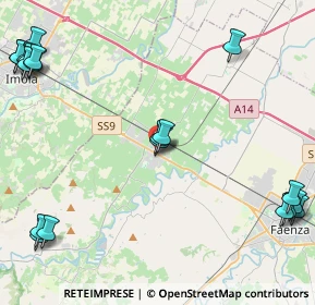 Mappa Via Gaspare Costa, 48014 Castel Bolognese RA, Italia (6.4305)