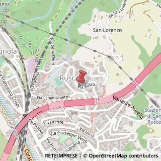 Mappa Via Rusca,  20, 17100 Savona, Savona (Liguria)