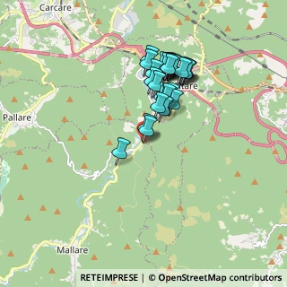 Mappa Località Acque, 17045 Mallare SV, Italia (1.57241)