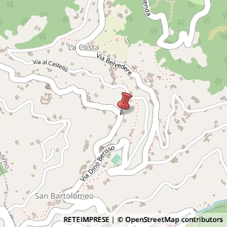 Mappa Via Benedetto Chiappe, 80, 16030 Cogorno, Genova (Liguria)