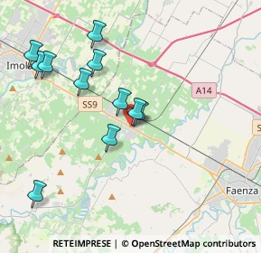 Mappa Via Mazzolani, 48014 Castel Bolognese RA, Italia (3.95545)