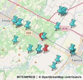 Mappa Piazzale Budini, 48014 Castel Bolognese RA, Italia (4.735)