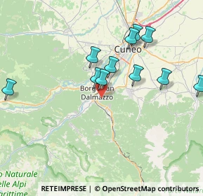 Mappa Via Provinciale Boves, 12018 Roccavione CN, Italia (7.56182)