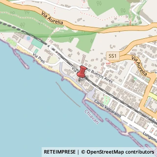 Mappa Via Preli, 13B, 16043 Chiavari, Genova (Liguria)