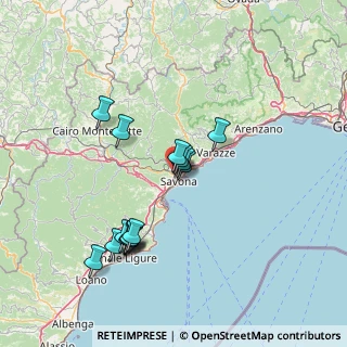 Mappa Via Vincenzo Gioberti, 17100 Savona SV, Italia (13.844)