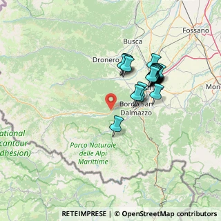 Mappa Via Don Cristini, 12010 Moiola CN, Italia (12.8855)