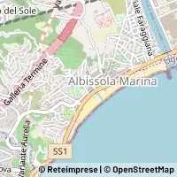 Kaart Albissola Marina