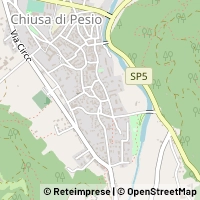 Mapa Chiusa di Pesio