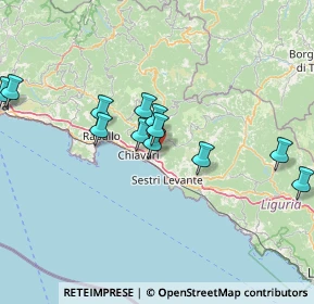 Mappa Via Benedetto Chiappe, 16030 Cogorno GE, Italia (18.67929)