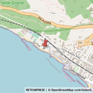 Mappa Via Preli, 21, 16043 Chiavari, Genova (Liguria)