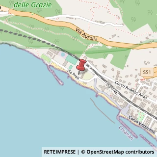 Mappa Via Preli, 4, 16043 Chiavari, Genova (Liguria)