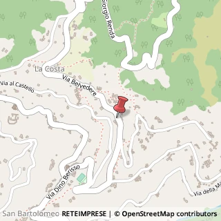 Mappa Via Belvedere, 40, 16030 Cogorno GE, Italia, 16030 Cogorno, Genova (Liguria)