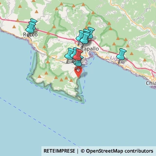 Mappa SS 227, 16038 Santa Margherita Ligure GE, Italia (3.655)