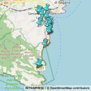 Mappa SS 227, 16038 Santa Margherita Ligure GE, Italia (0.973)