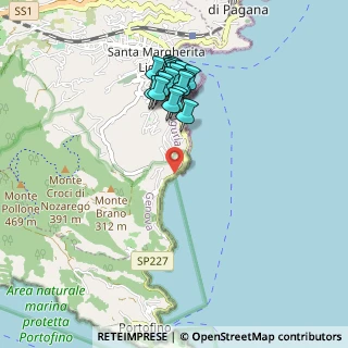 Mappa SS 227, 16038 Santa Margherita Ligure GE, Italia (0.914)