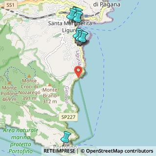 Mappa SS 227, 16038 Santa Margherita Ligure GE, Italia (1.28455)