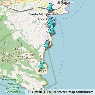 Mappa SS 227, 16038 Santa Margherita Ligure GE, Italia (0.88909)