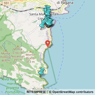 Mappa SS 227, 16038 Santa Margherita Ligure GE, Italia (1.0995)