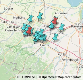 Mappa Via Prosciutta, 48018 Faenza RA, Italia (9.567)