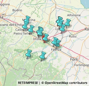 Mappa Via Rinfosco, 48014 Castel bolognese RA, Italia (11.77688)