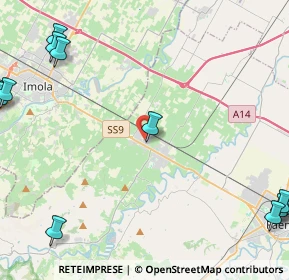 Mappa Via f.lli scardovi, 48014 Castel bolognese RA, Italia (7.34615)