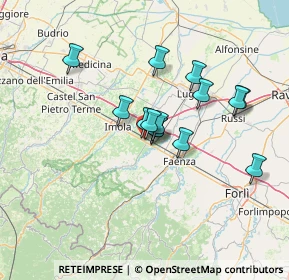 Mappa Via f.lli scardovi, 48014 Castel bolognese RA, Italia (10.73857)