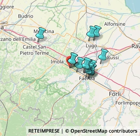 Mappa Via f.lli scardovi, 48014 Castel bolognese RA, Italia (9.04231)