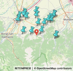 Mappa Via Chiusa di Pesio, 12016 Peveragno CN, Italia (7.61737)