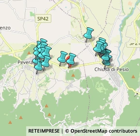 Mappa Via Chiusa di Pesio, 12016 Peveragno CN, Italia (1.652)