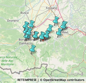 Mappa Via Chiusa di Pesio, 12016 Peveragno CN, Italia (10.002)