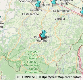 Mappa Via Vincenzo Bellini, 41026 Pavullo Nel Frignano MO, Italia (30.057)