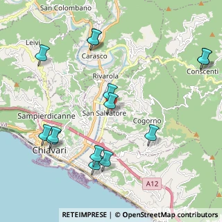 Mappa Via Valparaiso, 16030 Cogorno GE, Italia (2.48857)