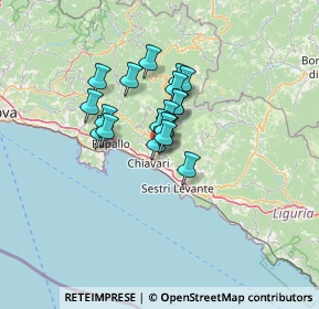 Mappa Corso 4 Novembre, 16030 Cogorno GE, Italia (8.52789)