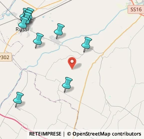 Mappa Via dell'Arrotino, 48125 Roncalceci RA, Italia (5.76727)