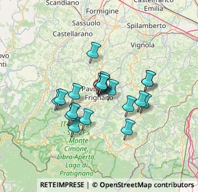 Mappa Via Pietro Mascagni, 41026 Pavullo Nel Frignano MO, Italia (9.6985)