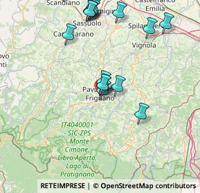 Mappa Via Pietro Mascagni, 41026 Pavullo Nel Frignano MO, Italia (16.8325)