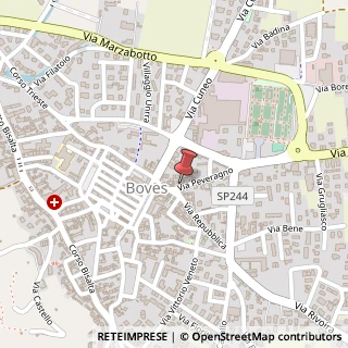 Mappa Via Peveragno, 3, 12012 Boves, Cuneo (Piemonte)