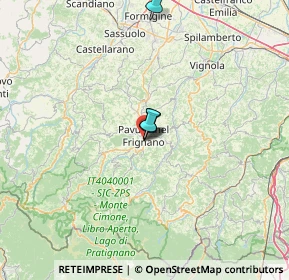 Mappa Via Giardini Sud S.S.12 Km. 137-240, 41026 Pavullo Nel Frignano MO, Italia (34.358)
