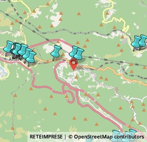 Mappa Via Fusinasca, 17041 Altare SV, Italia (3.1945)