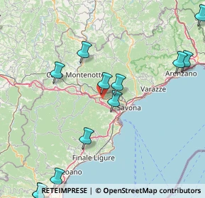 Mappa Via Fusinasca, 17041 Altare SV, Italia (28.09789)