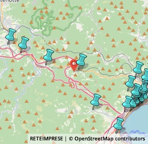 Mappa Via Fusinasca, 17041 Altare SV, Italia (6.5985)