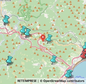 Mappa Via Fusinasca, 17041 Altare SV, Italia (6.7895)
