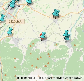 Mappa Via San Giovanni, 12016 Peveragno CN, Italia (6.12429)