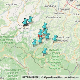 Mappa Unnamed Road, 41045 Montefiorino MO, Italia (11.64154)
