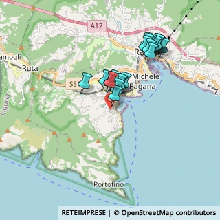 Mappa Viale Minerva, 16038 Santa Margherita Ligure GE, Italia (1.6475)