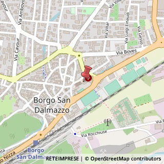 Mappa Via dell'Ospedale, 2, 12011 Borgo San Dalmazzo, Cuneo (Piemonte)