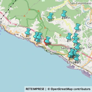 Mappa Localita' S. Andrea di Rovereto, 16043 Chiavari GE, Italia (2.20294)