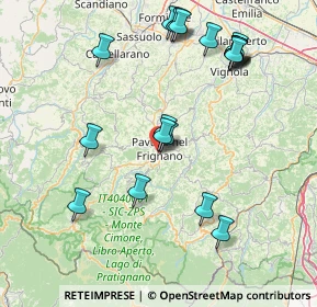 Mappa Via Serra di Porto, 41026 Pavullo Nel Frignano MO, Italia (17.575)