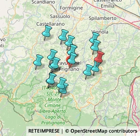 Mappa Via Alessandro Tassoni, 41026 Pavullo Nel Frignano MO, Italia (10.2035)