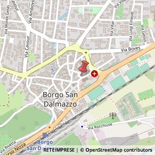 Mappa Via Riberi Monsignore, 2, 12011 Borgo San Dalmazzo, Cuneo (Piemonte)